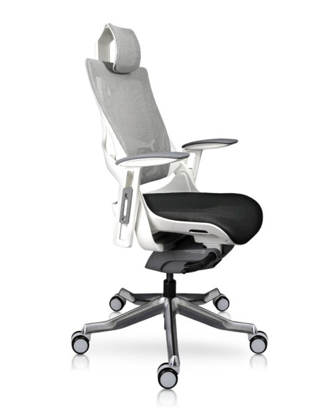 Sillón Directivo Madagascar ergonómico con cabecera ajustable y respaldo en malla – AH Diseños.