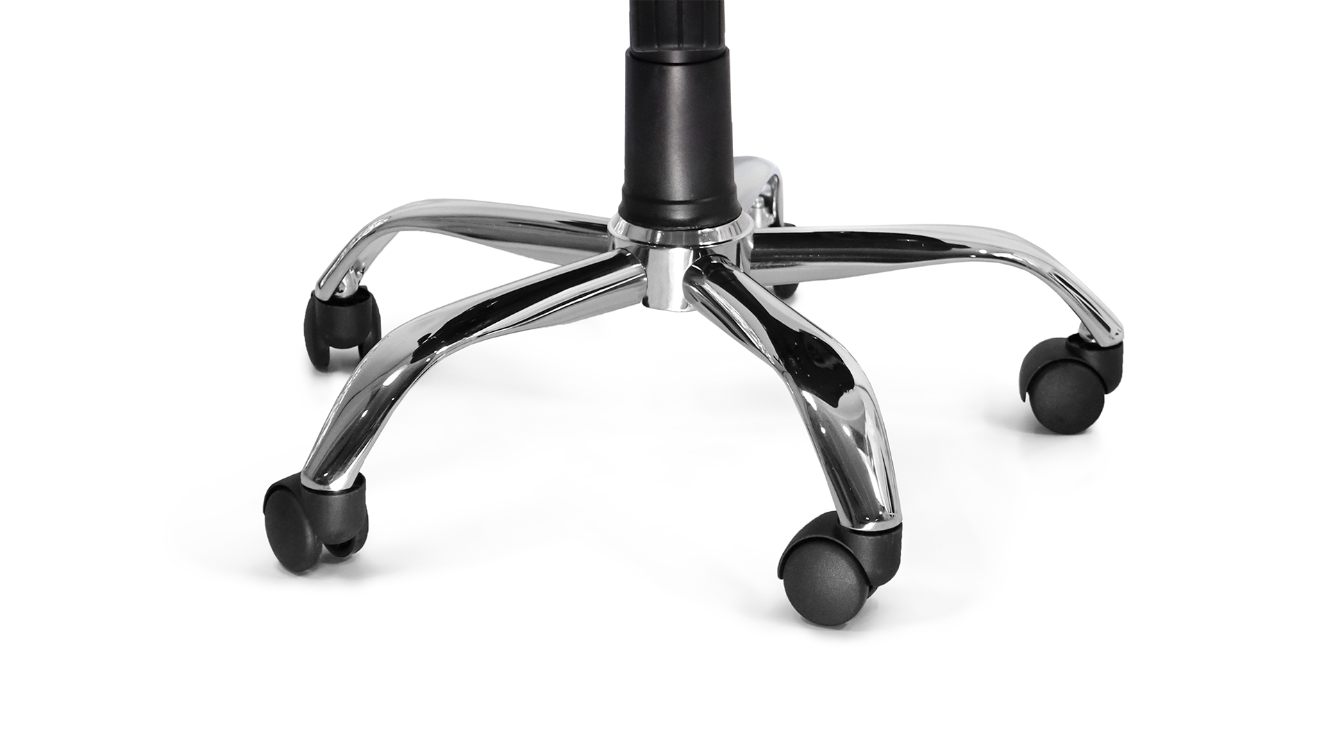 Silla Operativa Jack Black Base Cromada - Imagen 5