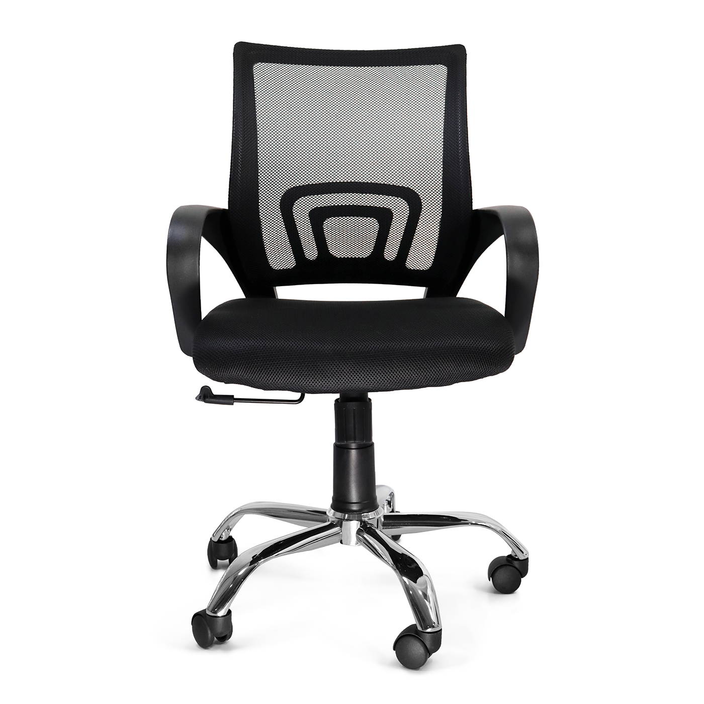 Silla Operativa Jack Black Base Cromada - Imagen 6