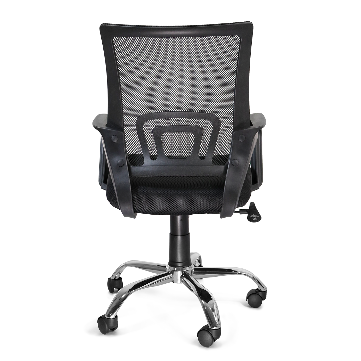 Silla Operativa Jack Black Base Cromada - Imagen 2