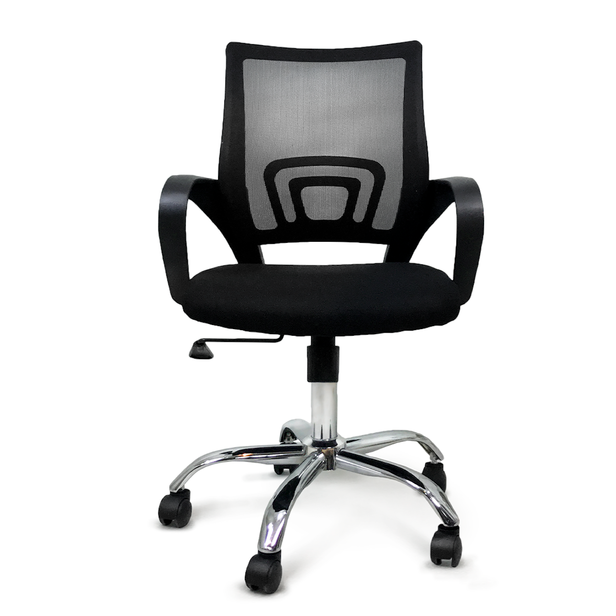 Silla Operativa Jack Black Base Cromada - Imagen 3