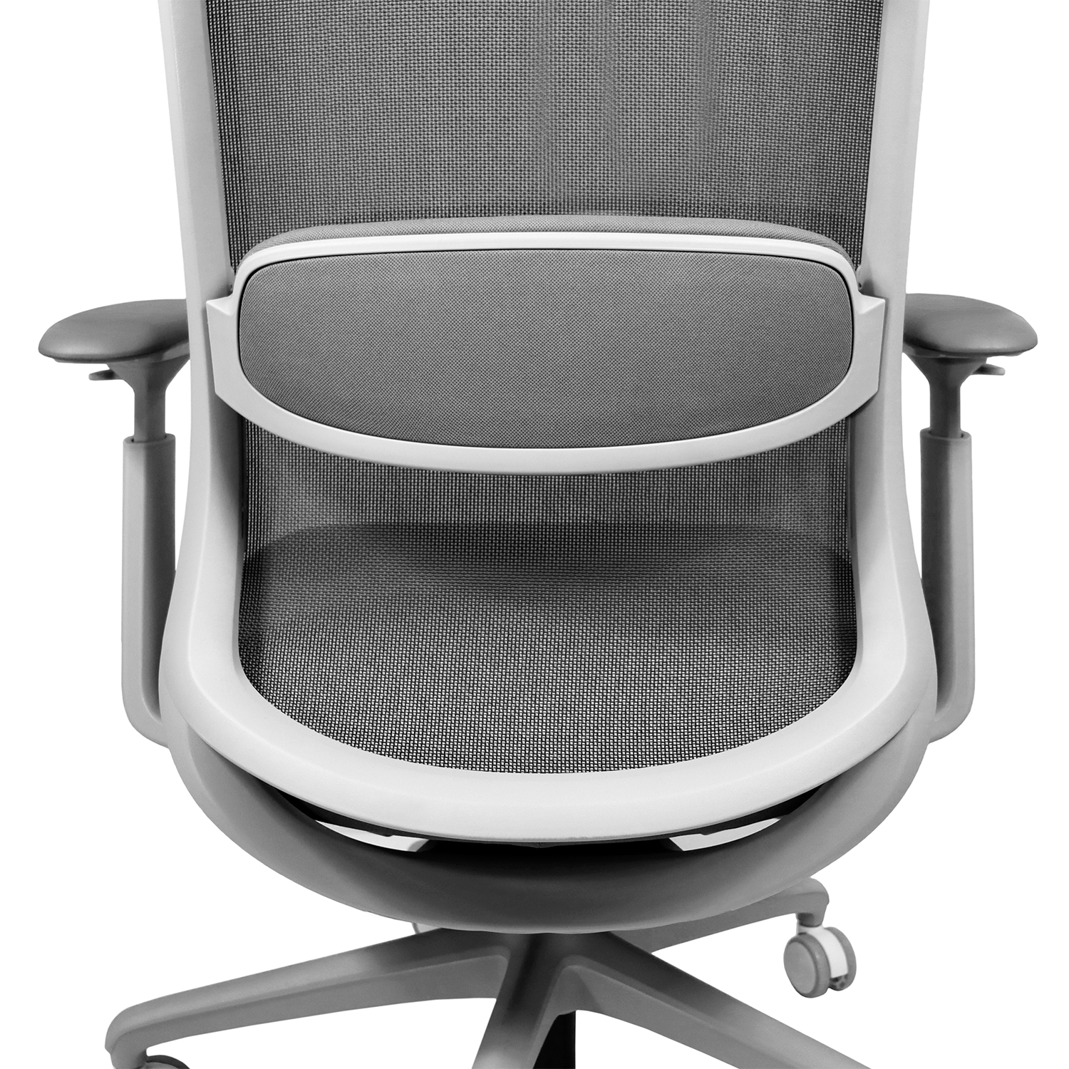 Sillón Londres gris con cabecera – Ejecutivo ergonómico de oficina - Imagen 4