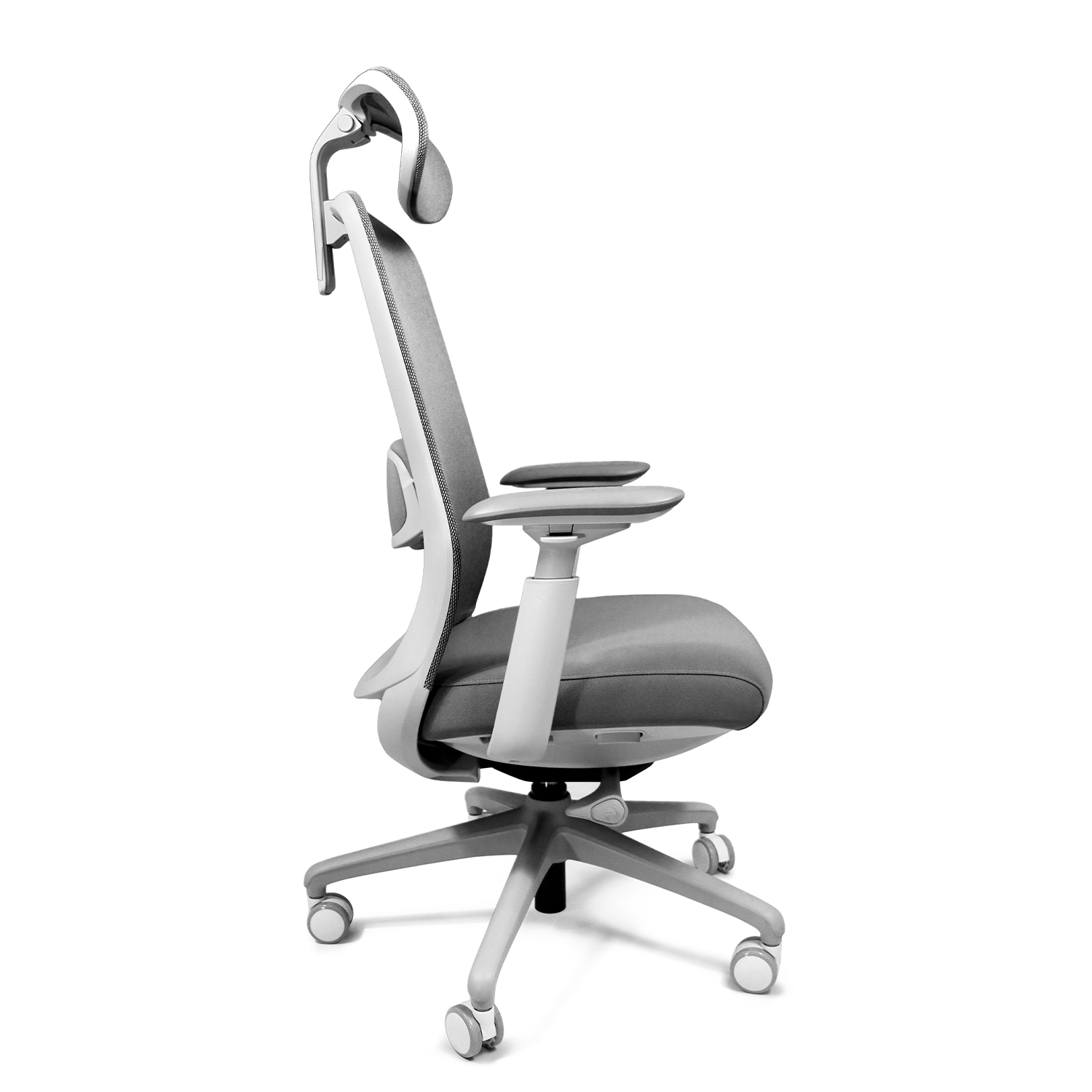 Sillón Londres gris con cabecera – Ejecutivo ergonómico de oficina - Imagen 9