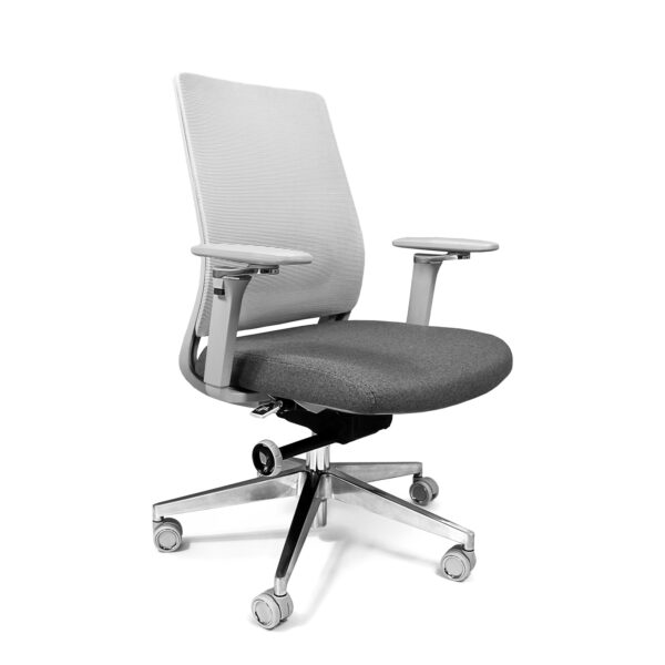 Sillón Directivo Alfa Gris Ergonómico para Oficina - Imagen 4