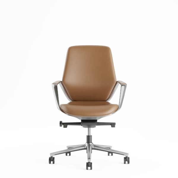 Sillón Directivo Stark en Vinil con Respaldo Bajo - Imagen 2