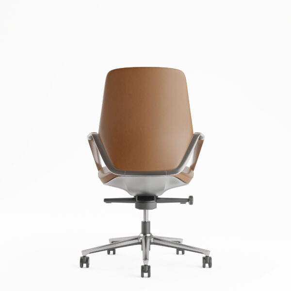 Sillón Directivo Stark en Vinil con Respaldo Bajo - Imagen 10