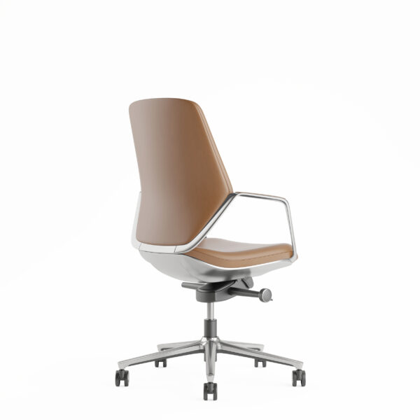 Sillón Directivo Stark en Vinil con Respaldo Bajo - Imagen 14