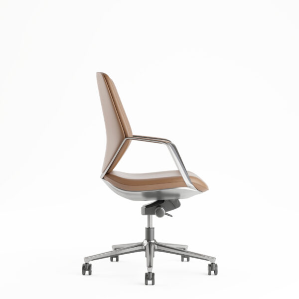 Sillón Directivo Stark en Vinil con Respaldo Bajo - Imagen 17