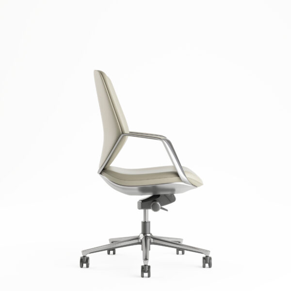 Sillón Directivo Stark en Vinil con Respaldo Bajo - Imagen 20