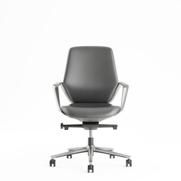 Sillón Directivo Stark en Vinil con Respaldo Bajo - Imagen 7