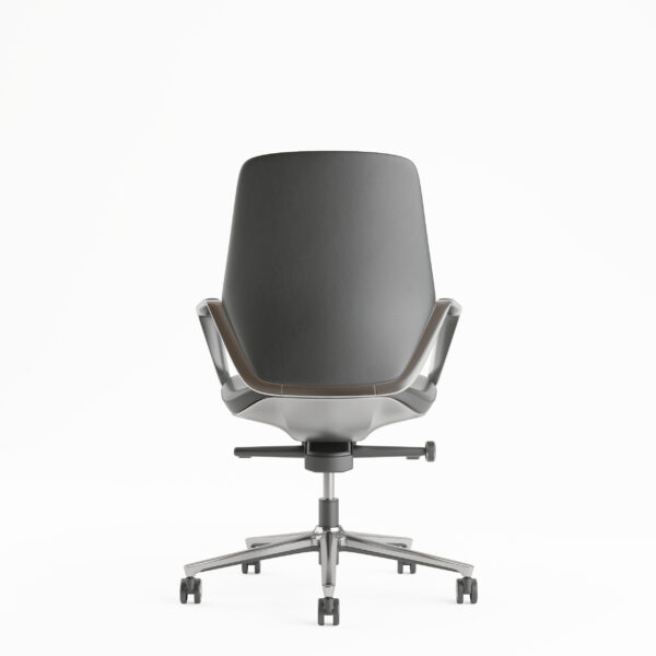 Sillón Directivo Stark en Vinil con Respaldo Bajo - Imagen 15