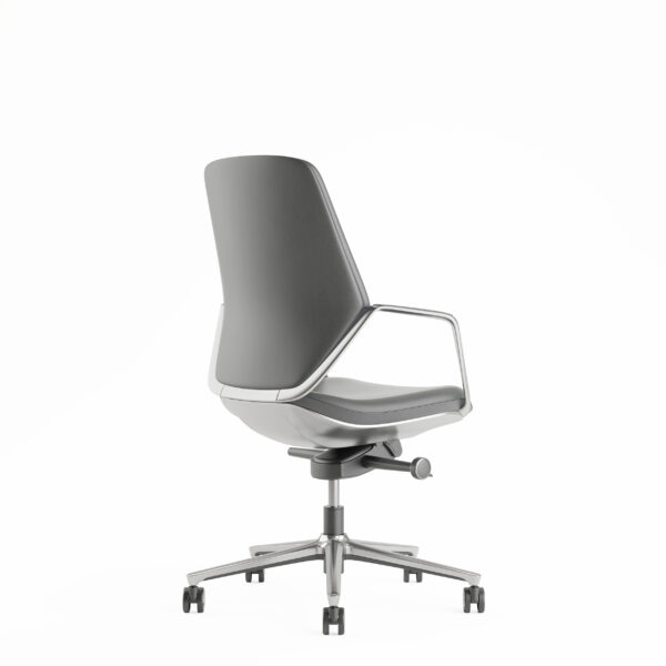 Sillón Directivo Stark en Vinil con Respaldo Bajo - Imagen 18