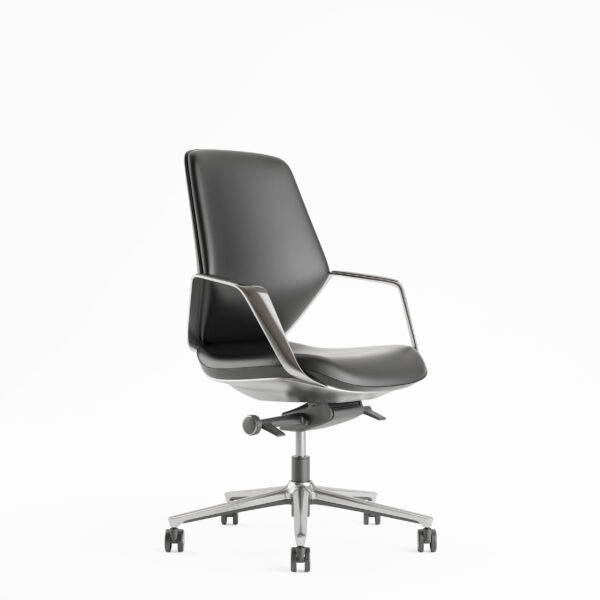 Sillón Directivo Stark en Vinil con Respaldo Bajo - Imagen 19