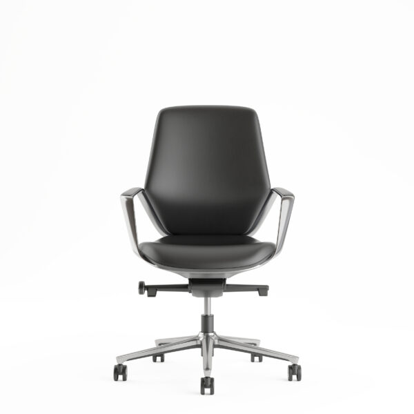 Sillón Directivo Stark en Vinil con Respaldo Bajo - Imagen 8