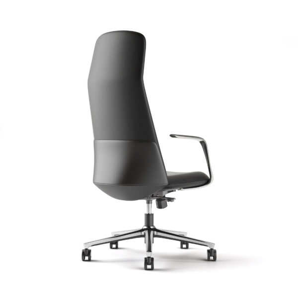 Sillón Directivo Stellar en Vinil Negro - Imagen 5