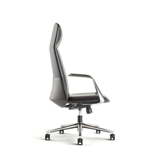 Sillón Directivo Stellar en Vinil Negro - Imagen 3